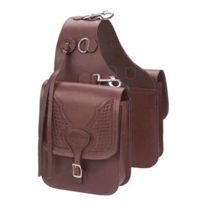 Satteltasche mit Punzierung